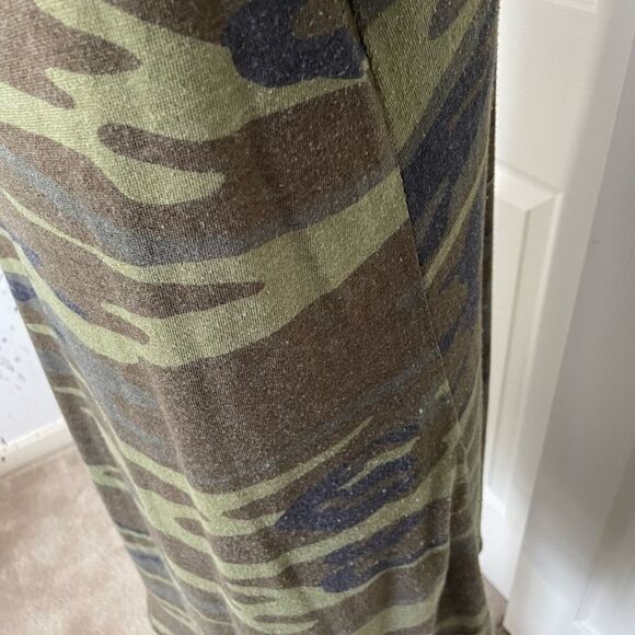 Z Supply Connor Camo Scoop Neck Short Sleeve Flair T-Shirt Dress, Small - Picture 9 of 12